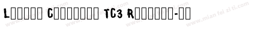 Lester Controls TC3 Regular字体转换